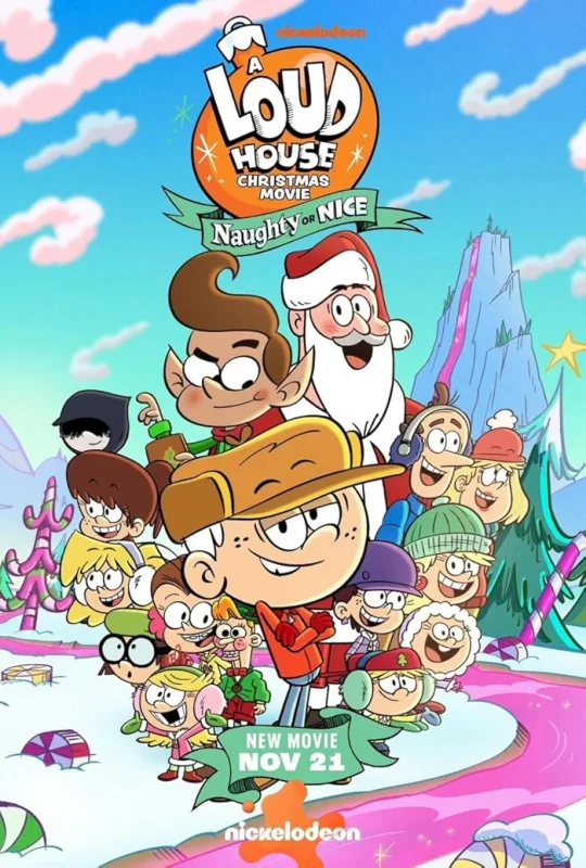 انمي A Loud House Christmas Movie Naughty or Nice 2025 مدبلج HD
